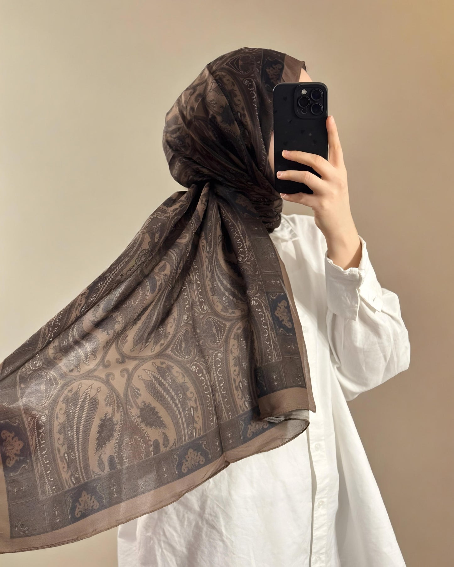 HIJAB ETRO Berlin - Marron