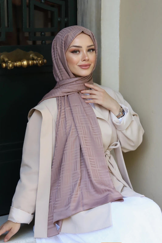 Hijab Coton Jacquard Naiia
