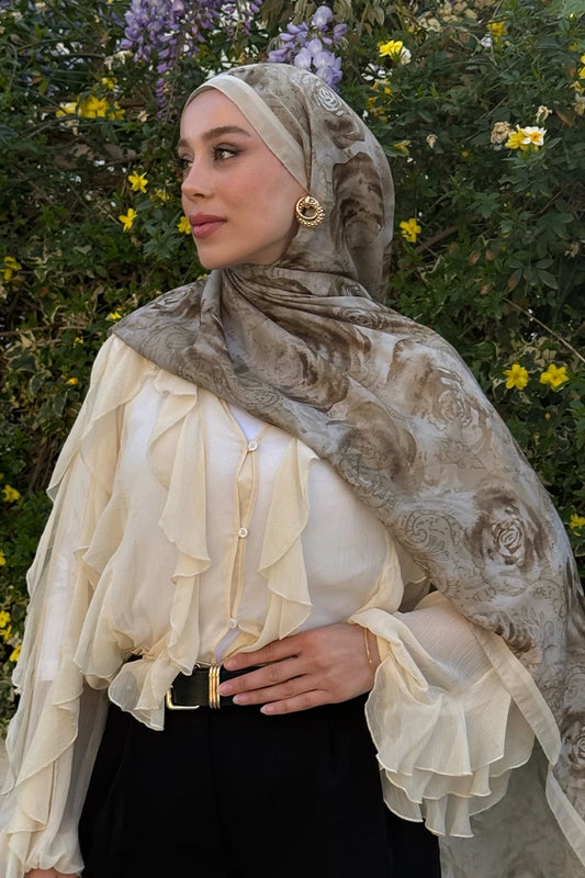 ROSE ŞAL - Bej