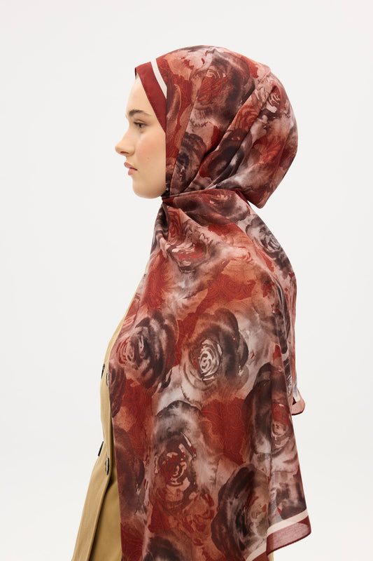 HIJAB ROSE - Rouge Brique